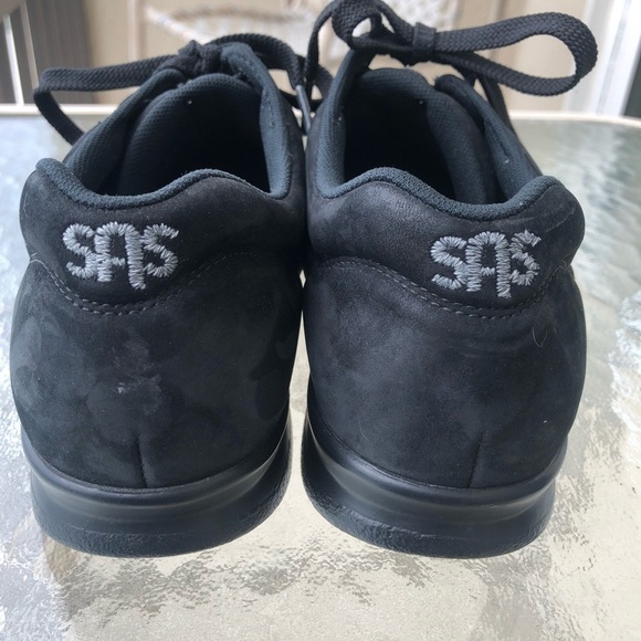 SAS Tripad Comfort Black suede Leather Lace up 8.5 - Picture 2 of 11